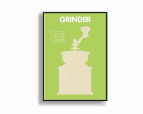 Coffee Tools French Grinder 01modern abstract painting decor