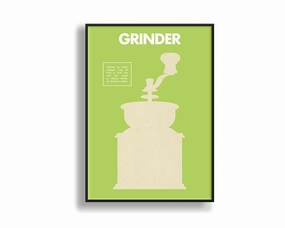 Coffee Tools French Grinder 01nordic style wall decor