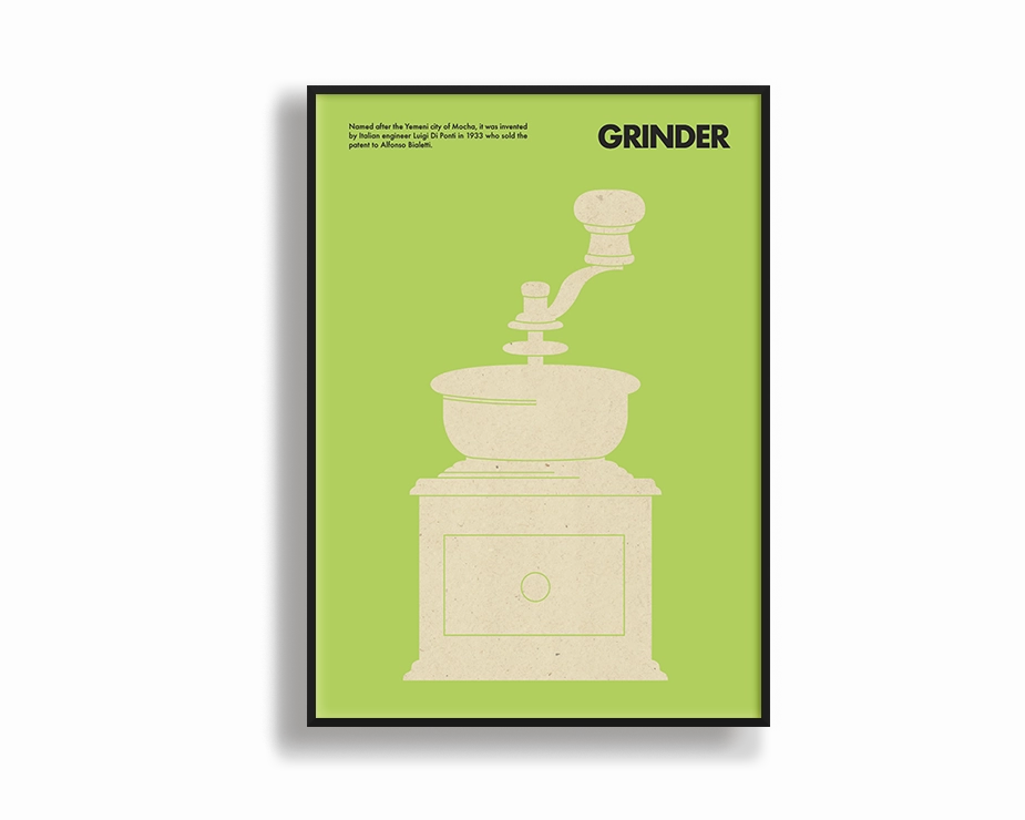 Coffee Tools French Grinder 02nordic style wall decor