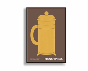Coffee Tools French Press 02nordic style wall decor