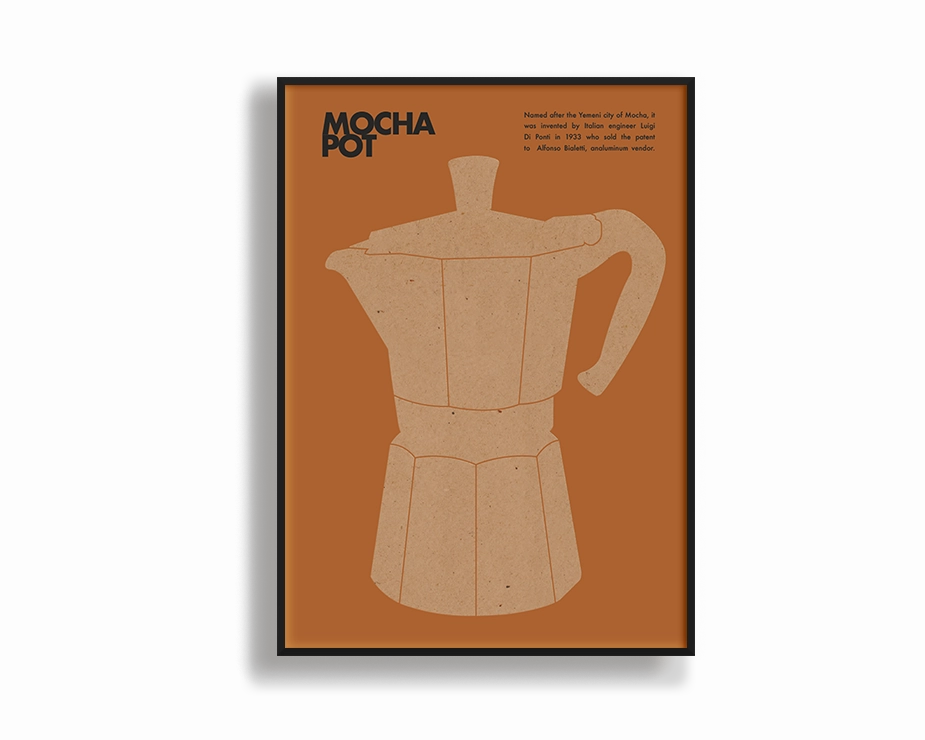 Coffee Tools Mocha Pot 02nordic style wall decor