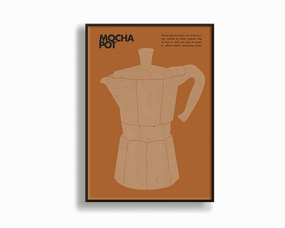 Coffee Tools Mocha Pot 02nordic style wall decor