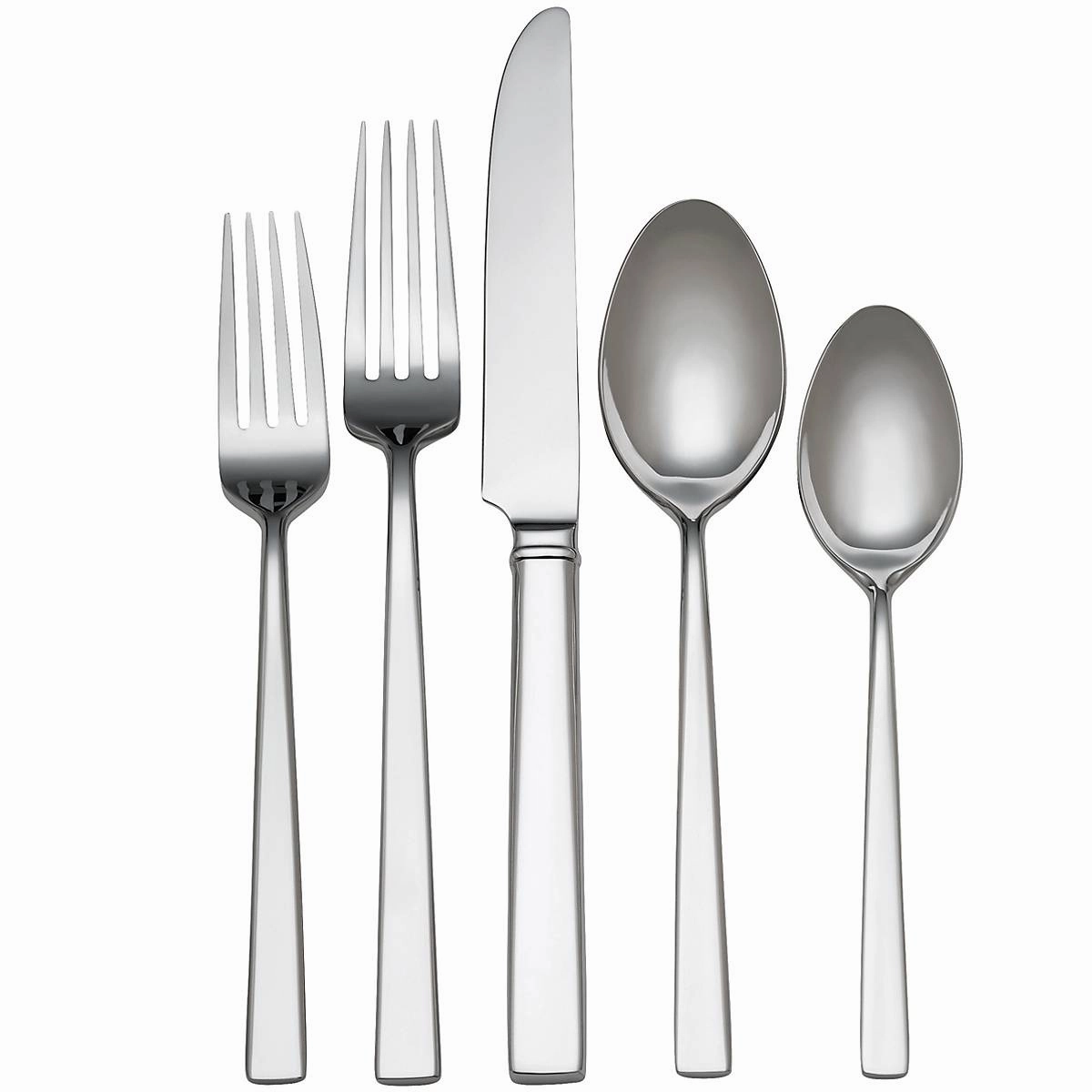 Cole 65 Piece Flatware Seteco-friendly bamboo fiber tableware set 