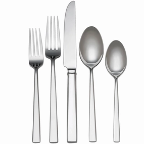 Cole 65 Piece Flatware Seteco-friendly bamboo fiber tableware set 
