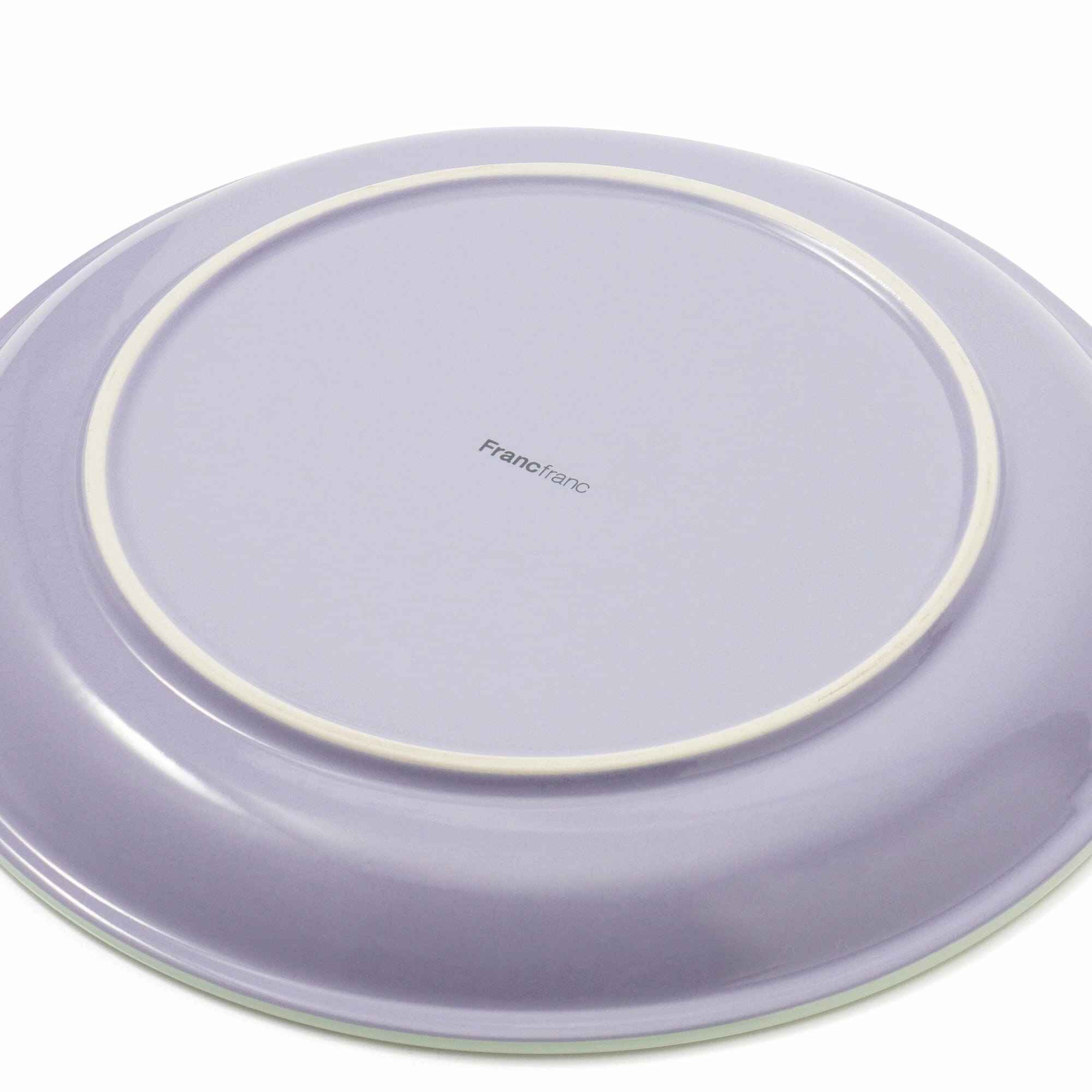 Color Rim Plate Large Yellow x Purple