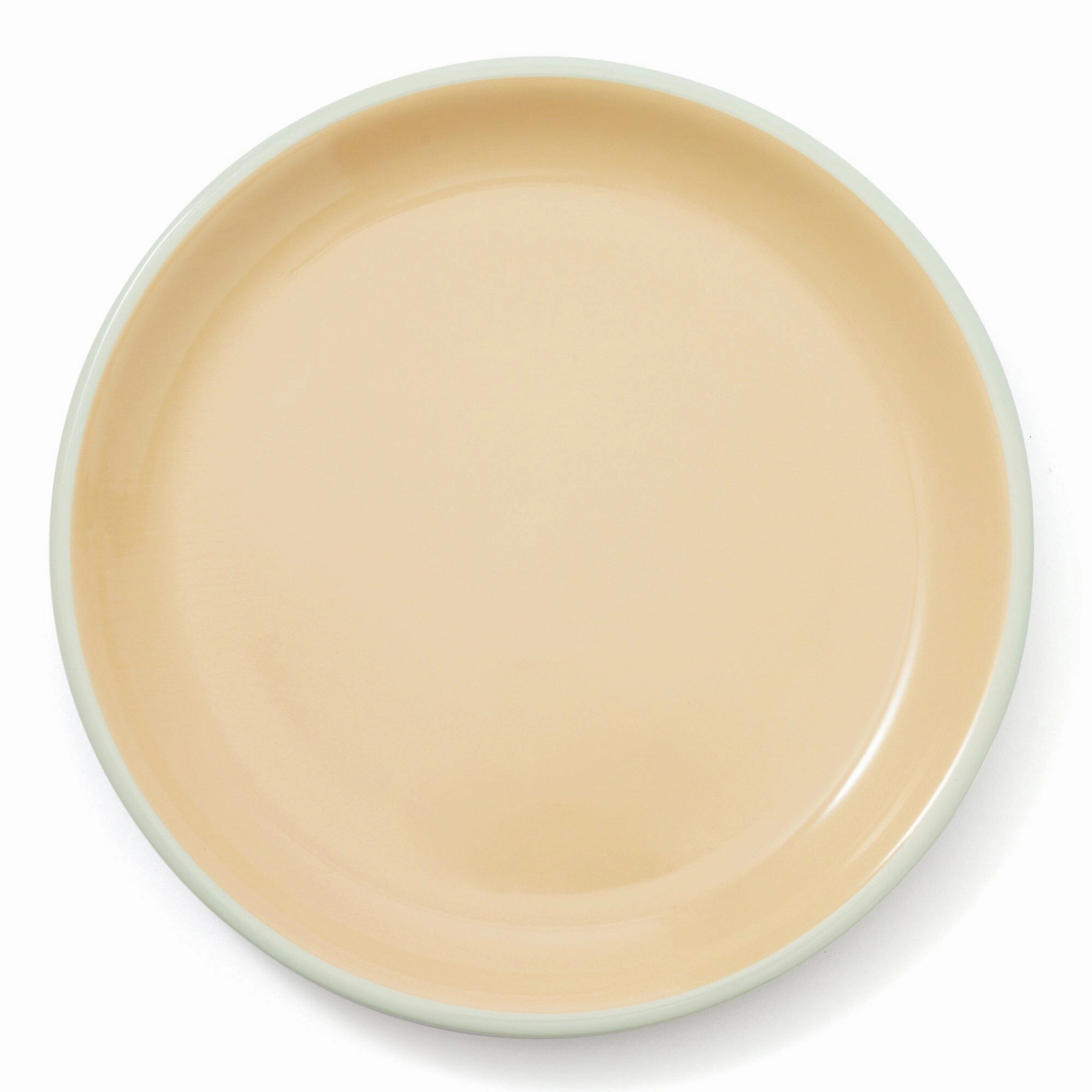Color Rim Plate Large Yellow x Purplehand-painted ceramic bowl