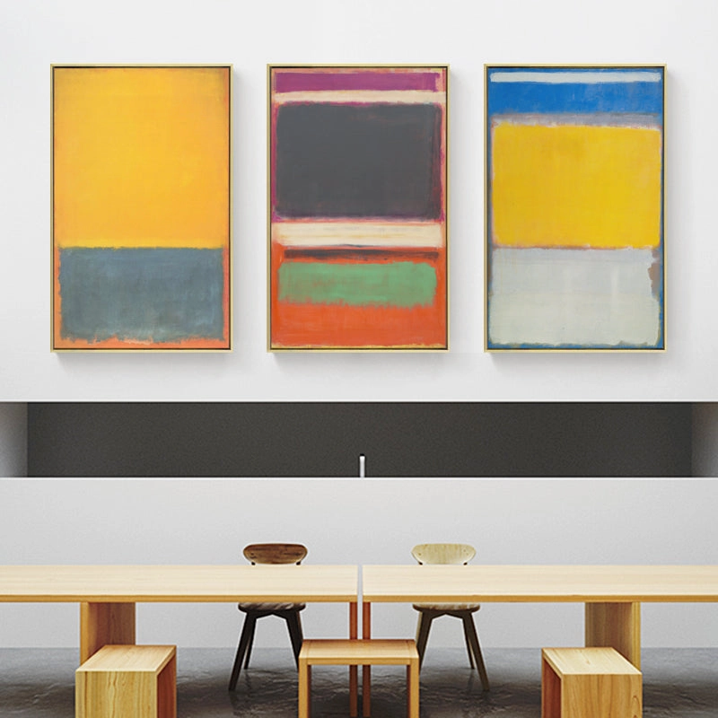 Colorful Abstract Wall Art With Framenordic style wall decor