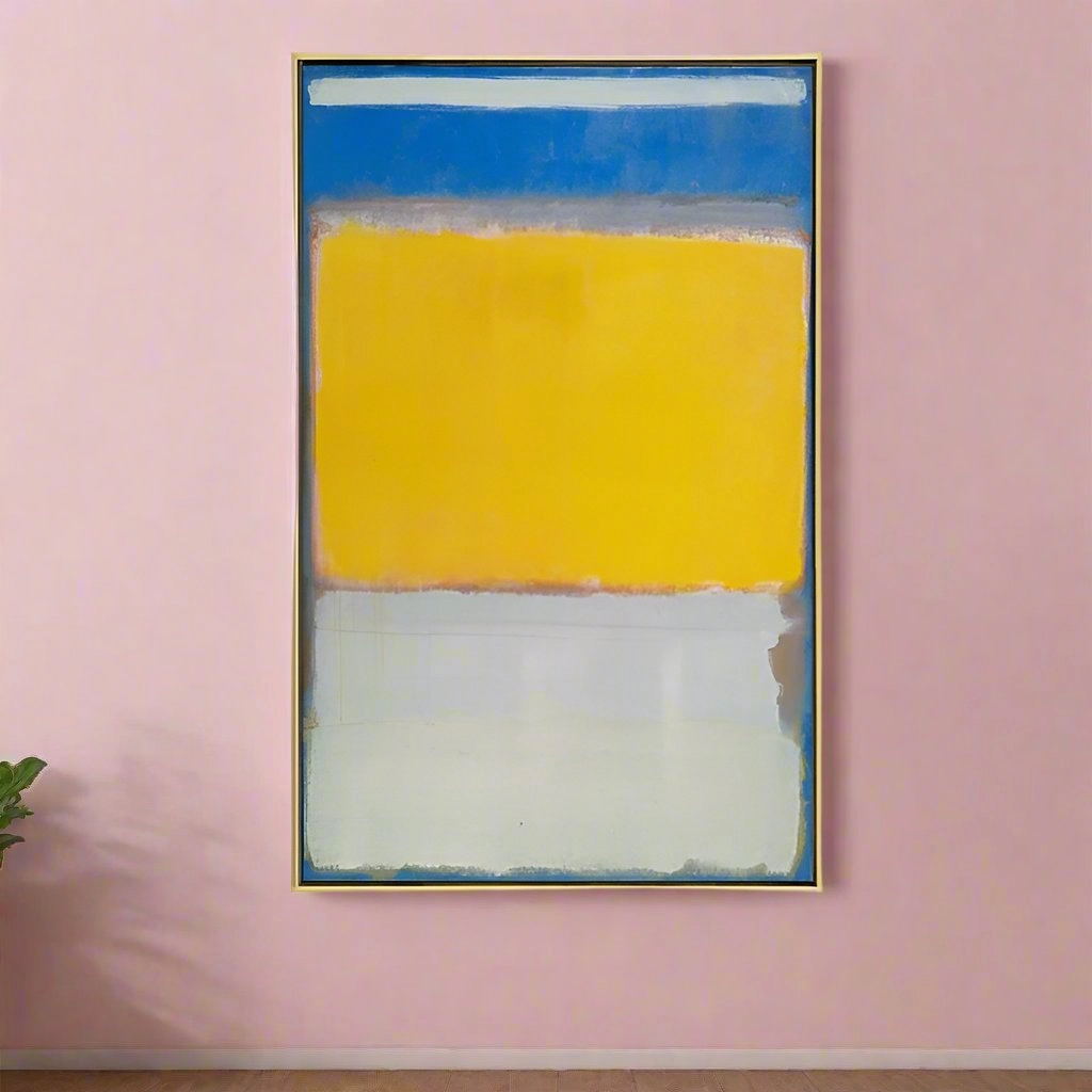 Colorful Abstract Wall Art With Frame