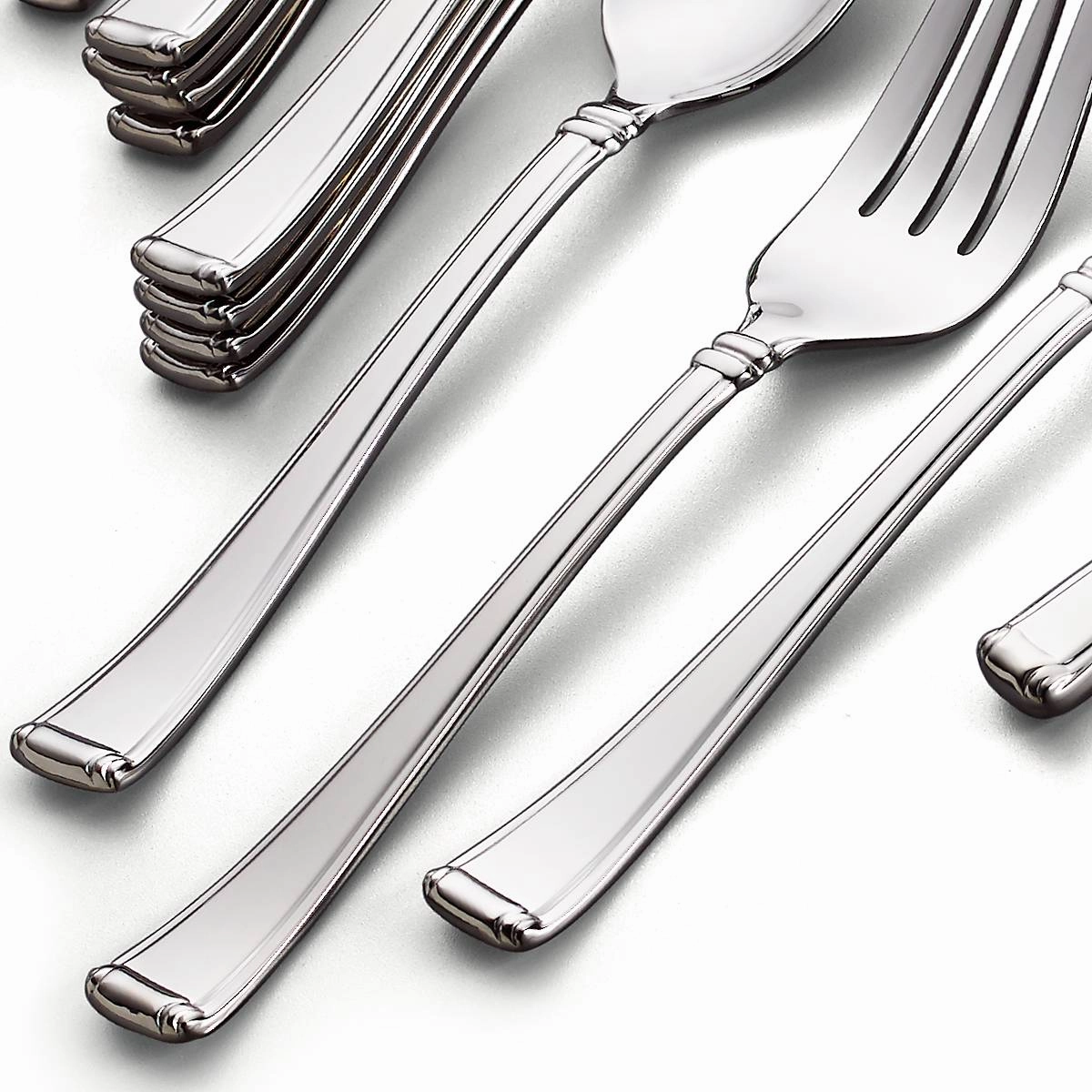 Column 45 Piece Flatware Seteco-friendly bamboo fiber tableware set 