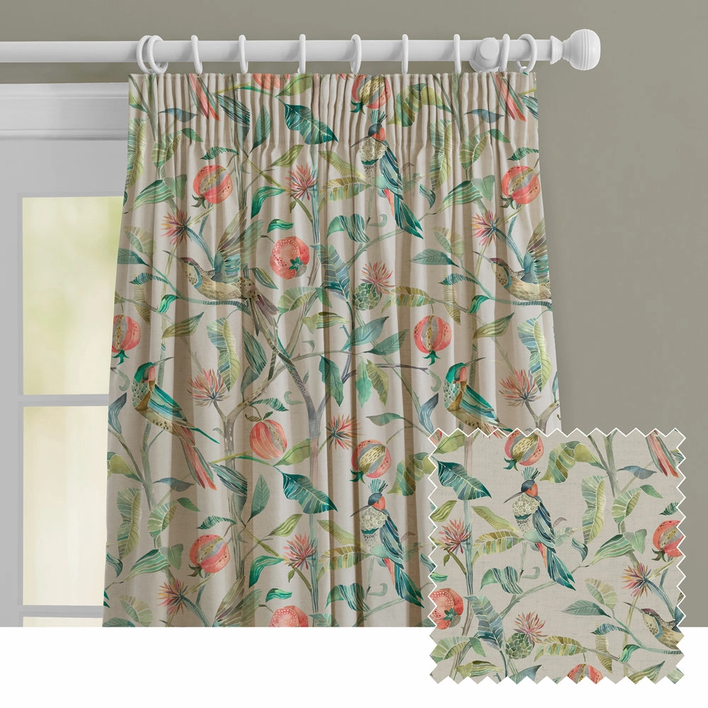 Colyford Fiona Printed Made to Measure Curtains Pomegranatehome decor ,wall decor 