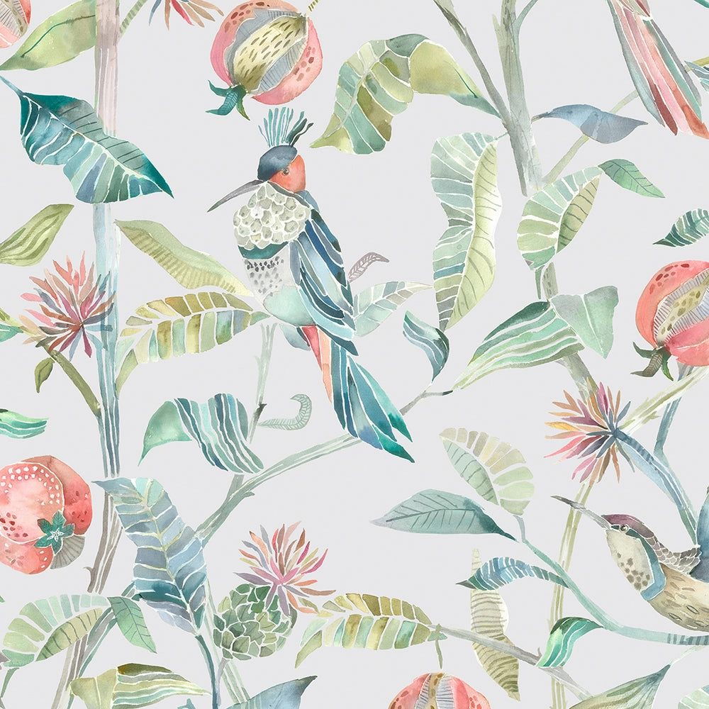 Colyford Fiona Printed Made to Measure Curtains Pomegranate
