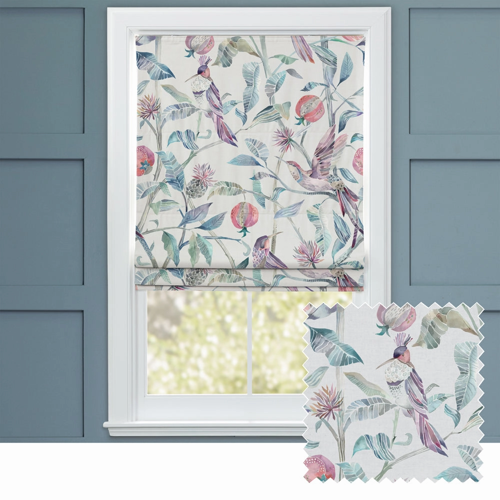 Colyford Printed Cotton Made to Measure Roman Blinds Loganberryhome decor ,wall decor 