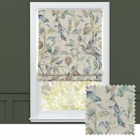 Colyford Printed Cotton Made to Measure Roman Blinds Skylarkbedding sets ,throw blankets 