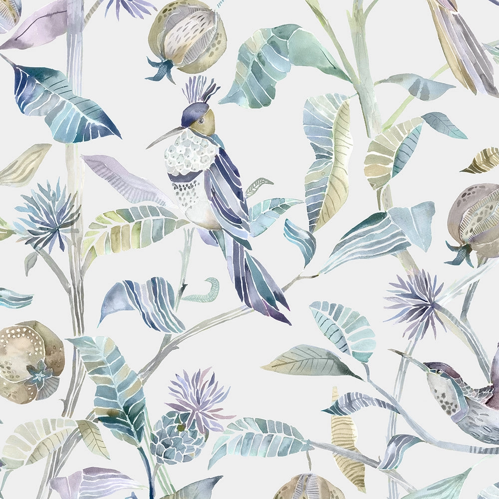 Colyford Printed Cotton Made to Measure Roman Blinds Skylark