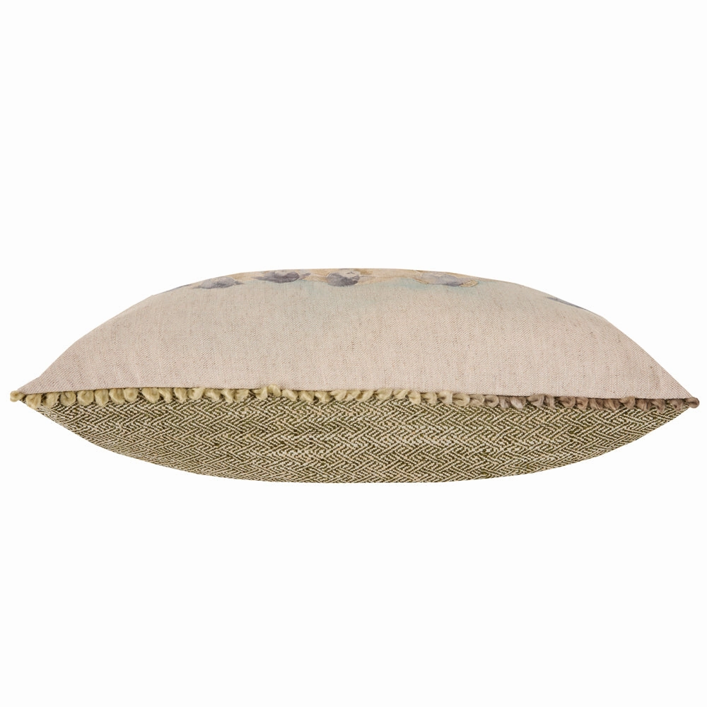 Come By Printed Cushion Cream