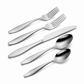 Comet 20 Piece Flatware Seteco-friendly bamboo fiber tableware set 