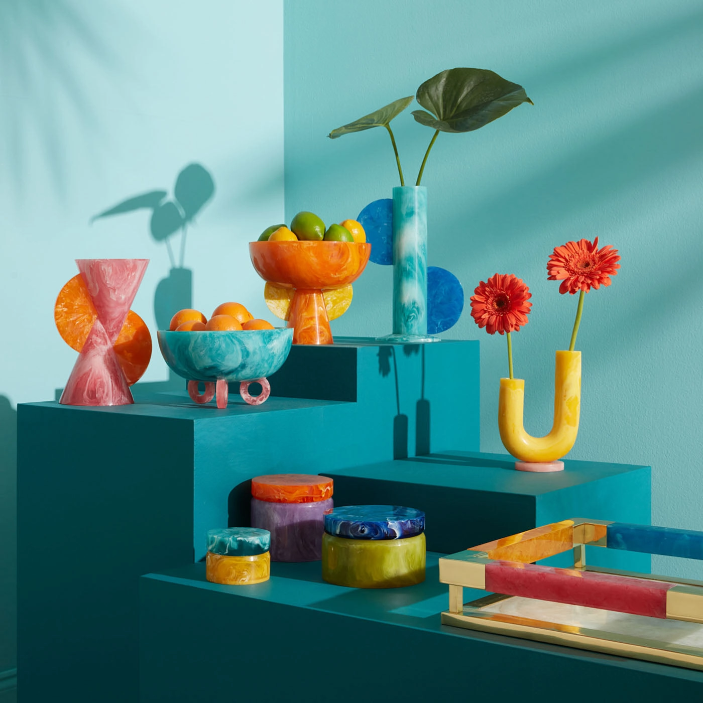 Como Double Tube Vase