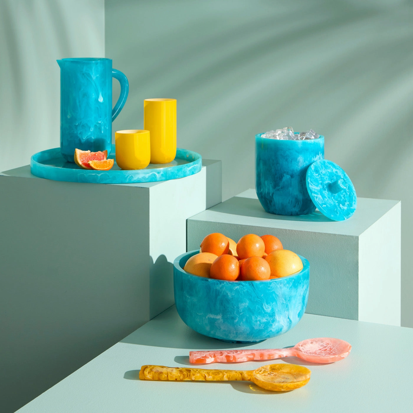 Como Ripple Salad Serving Set