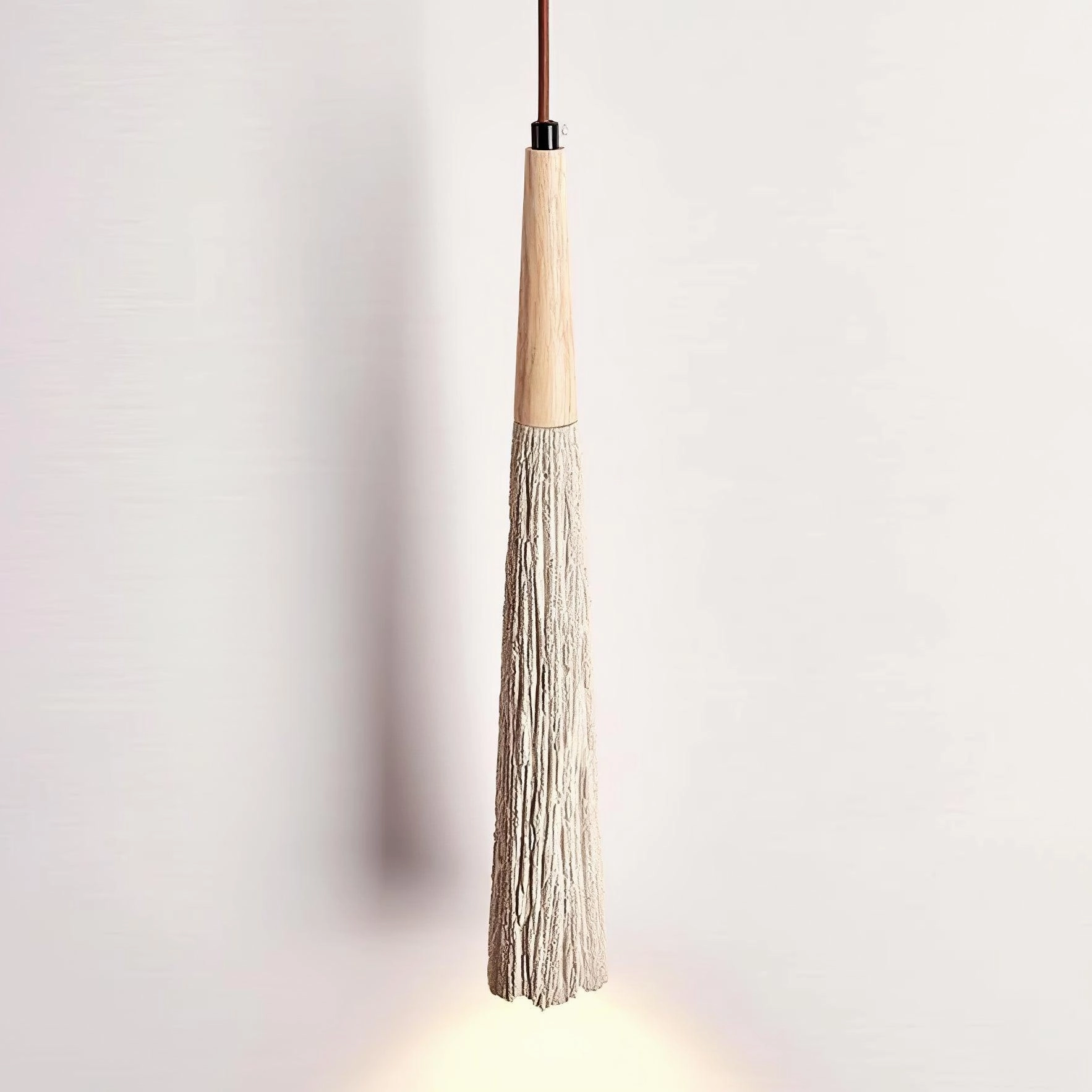 Concrete Pleated Pendant Lamp