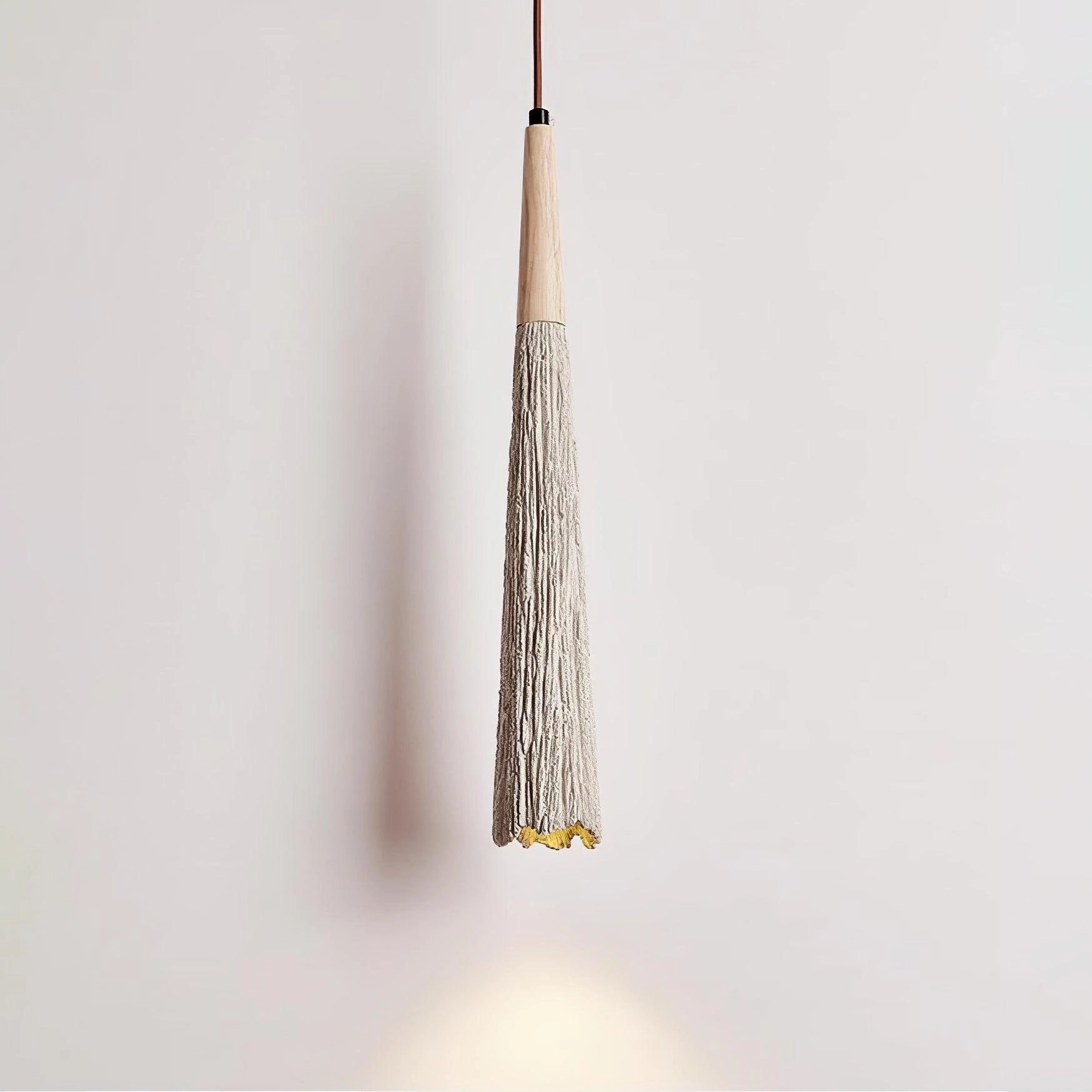 Concrete Pleated Pendant Lamp