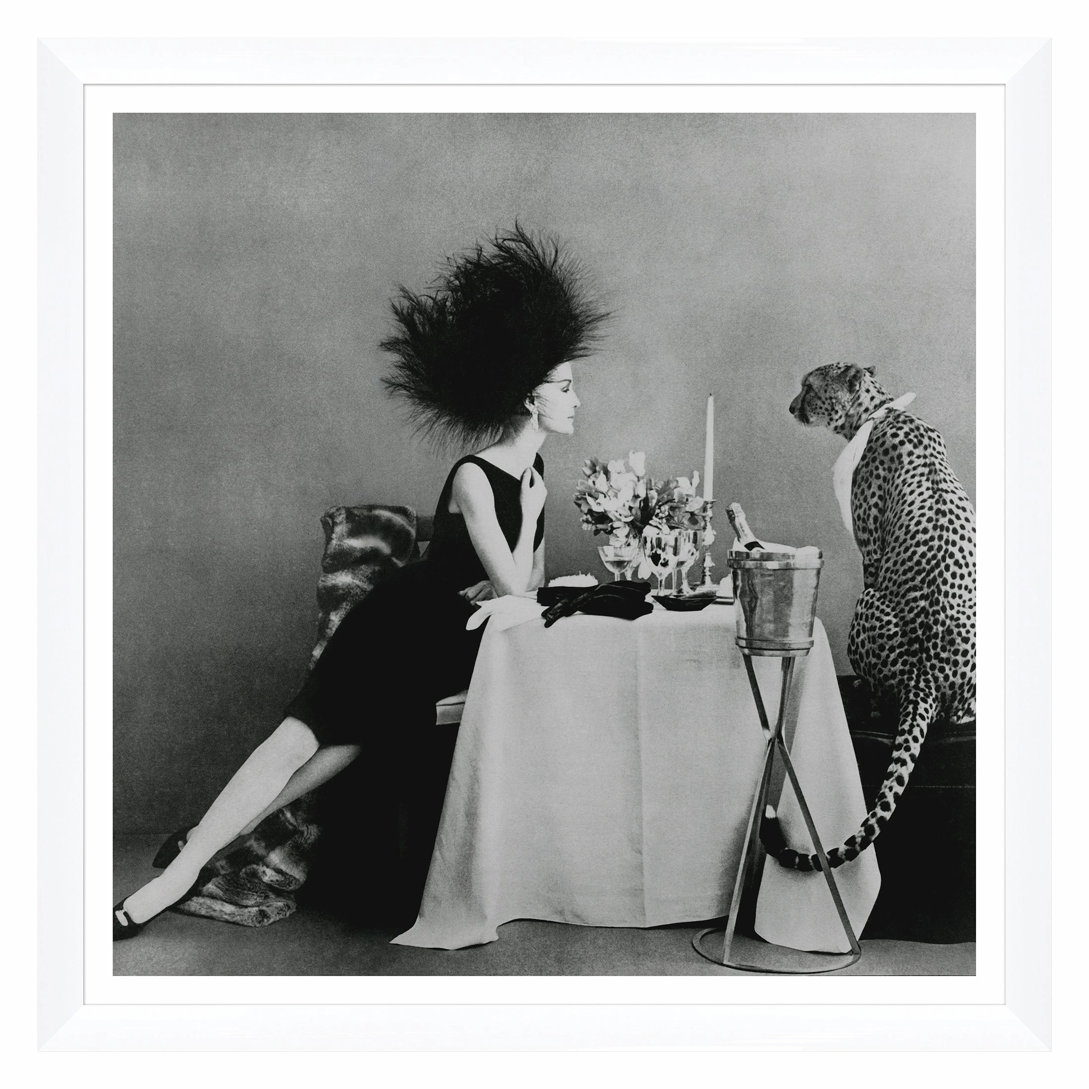 Conde Nast Collection, Model with a Cheetahnordic style wall decor