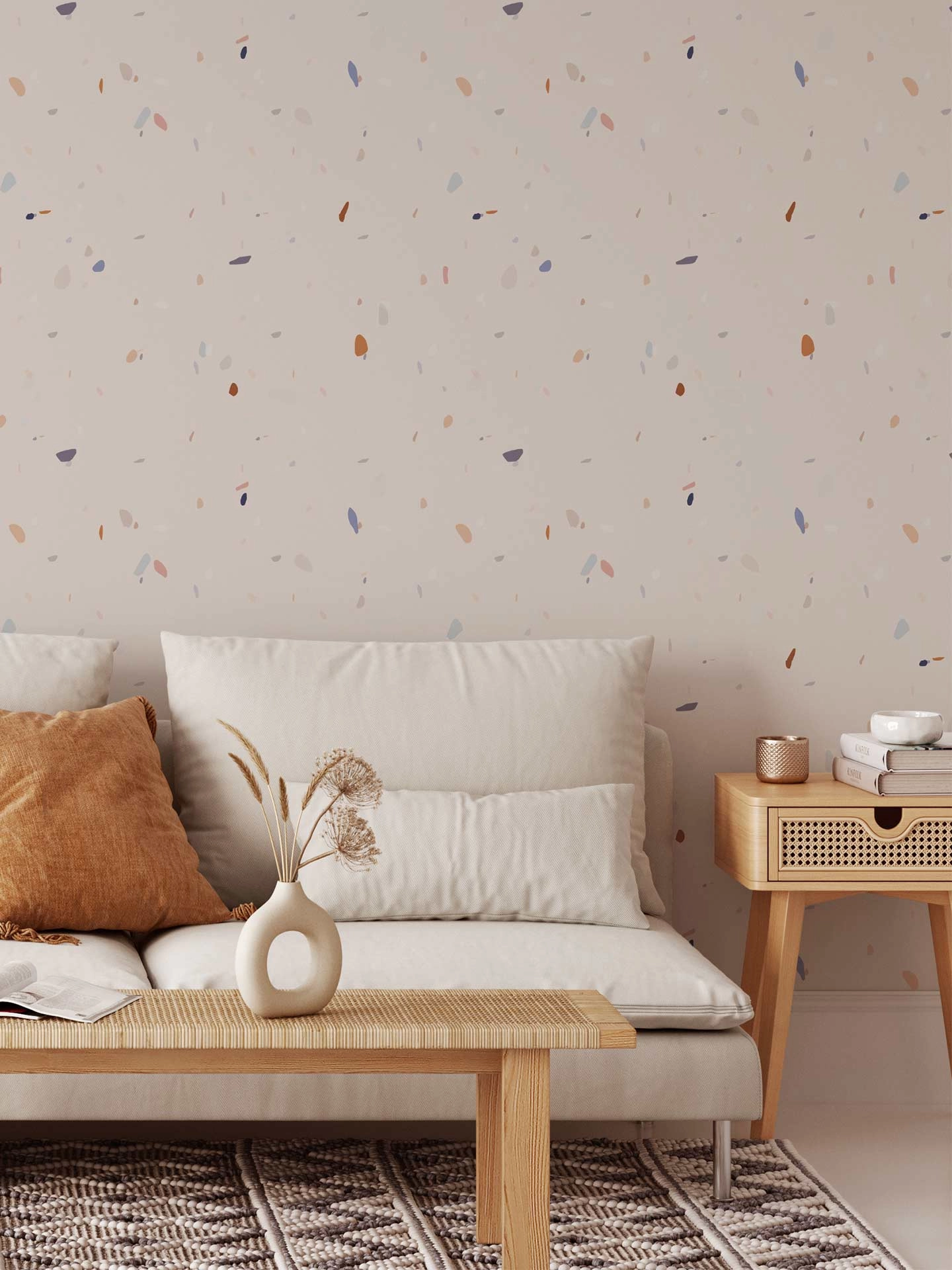 Confetti, Wallpaper