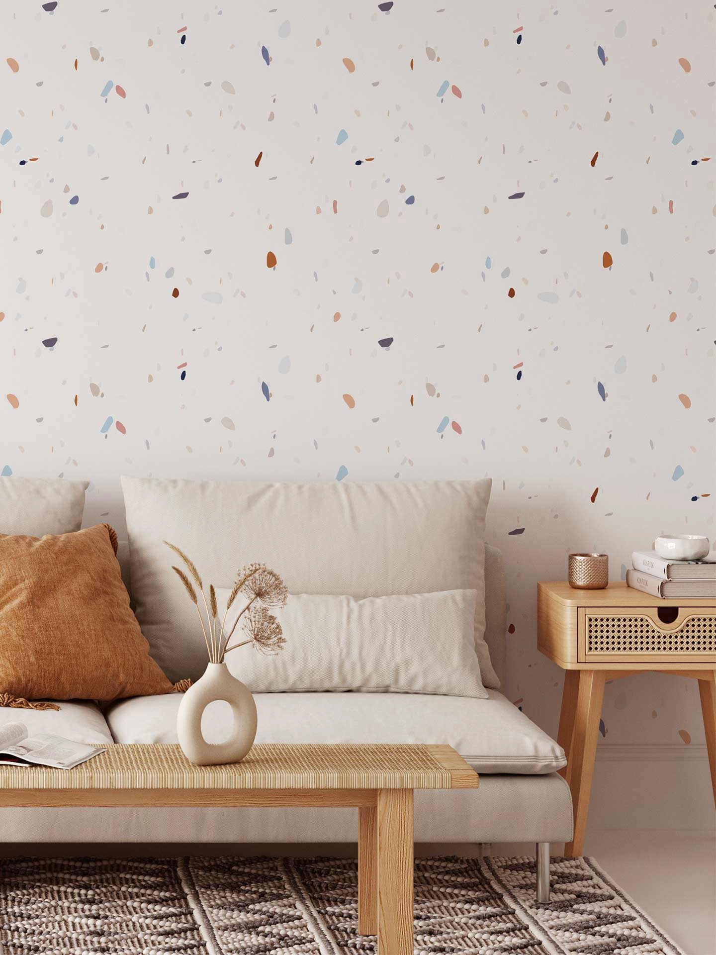 Confetti, Wallpaper