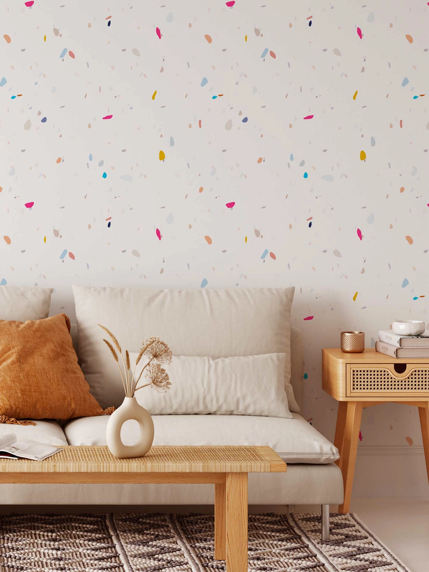 Confetti, Wallpaper