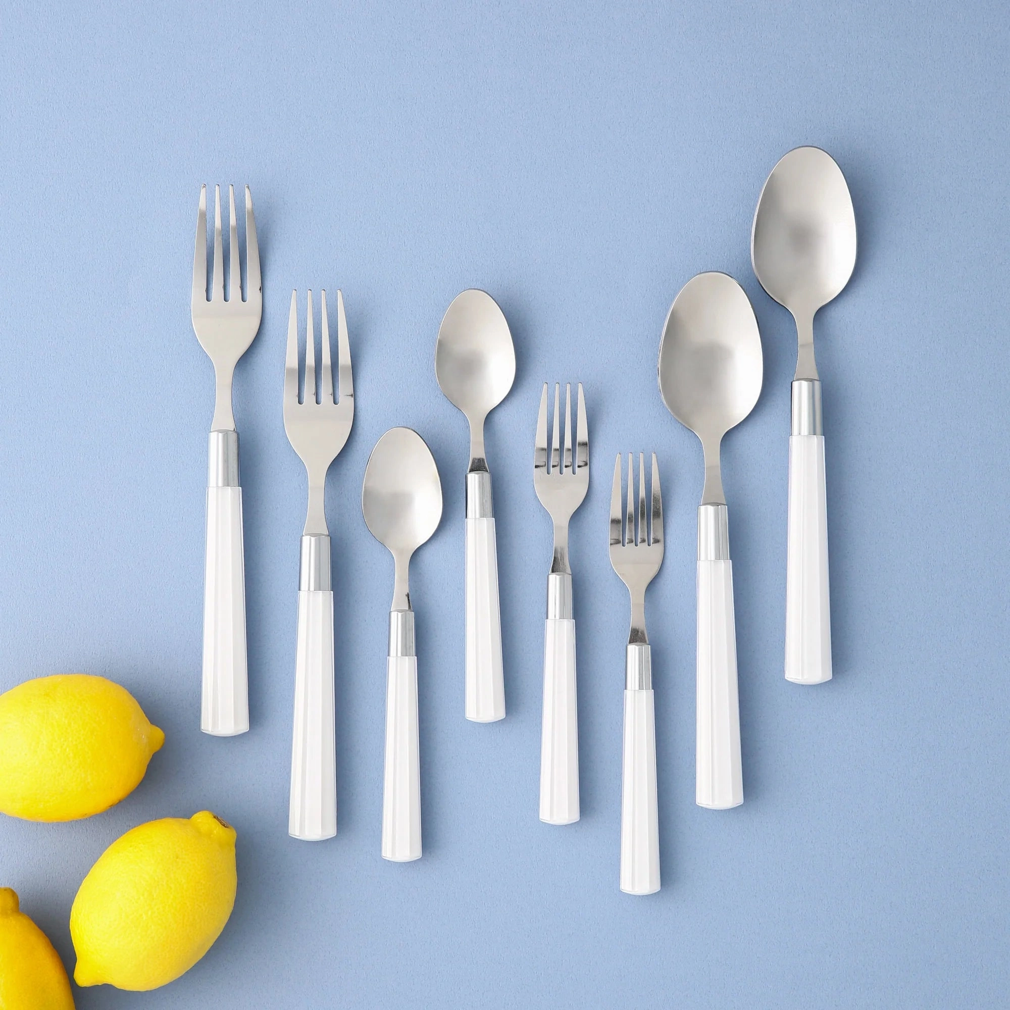 Connie Cutlery 8P Layered Wh