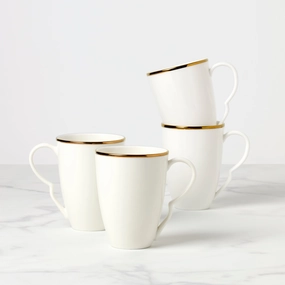 Contempo Luxe Mugs - Set of 4modern kitchen decor ,kitchen dinner set ,dinnerware 