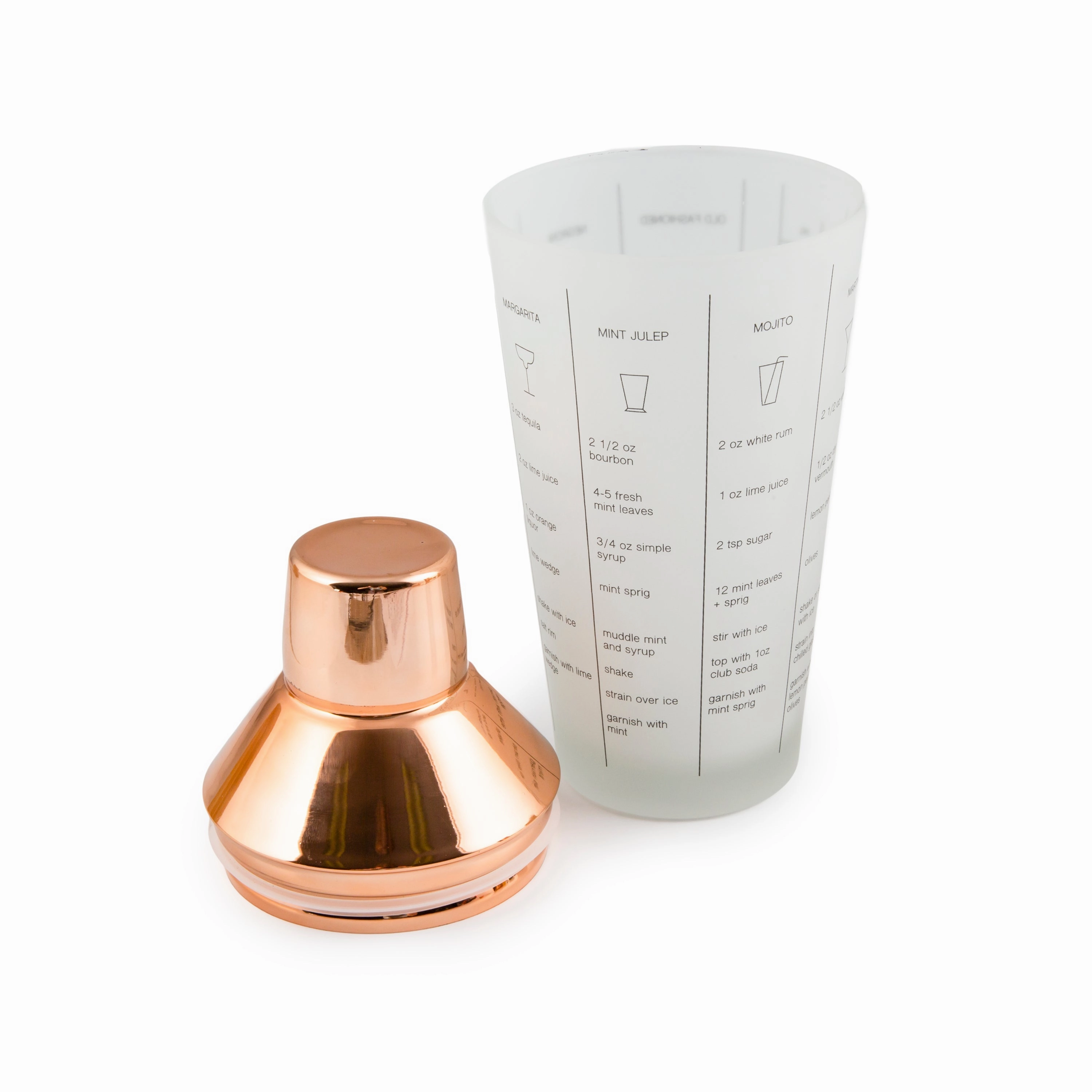 Copper Mixology Set 5 pc