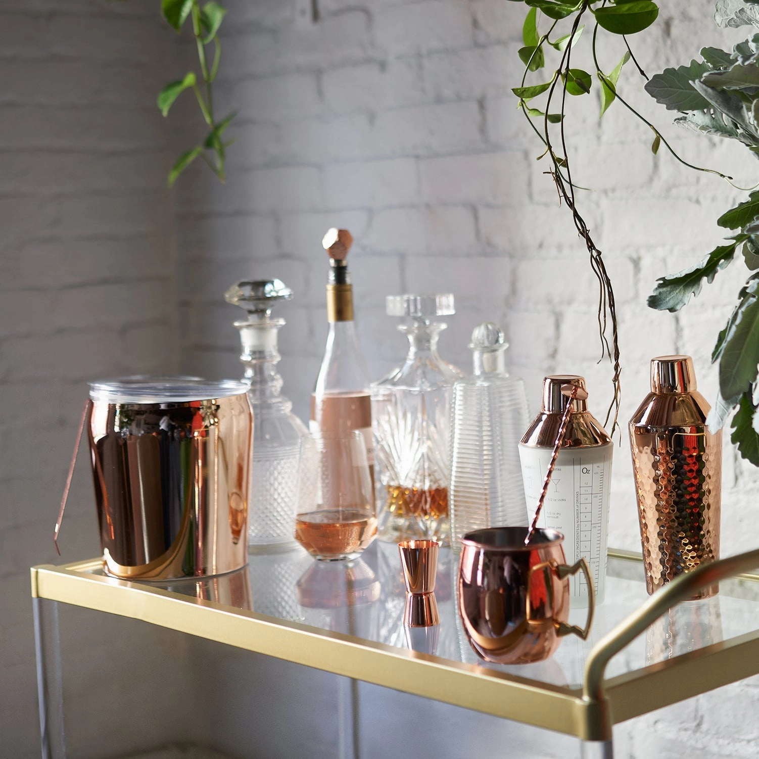 Copper Mixology Set 5 pc