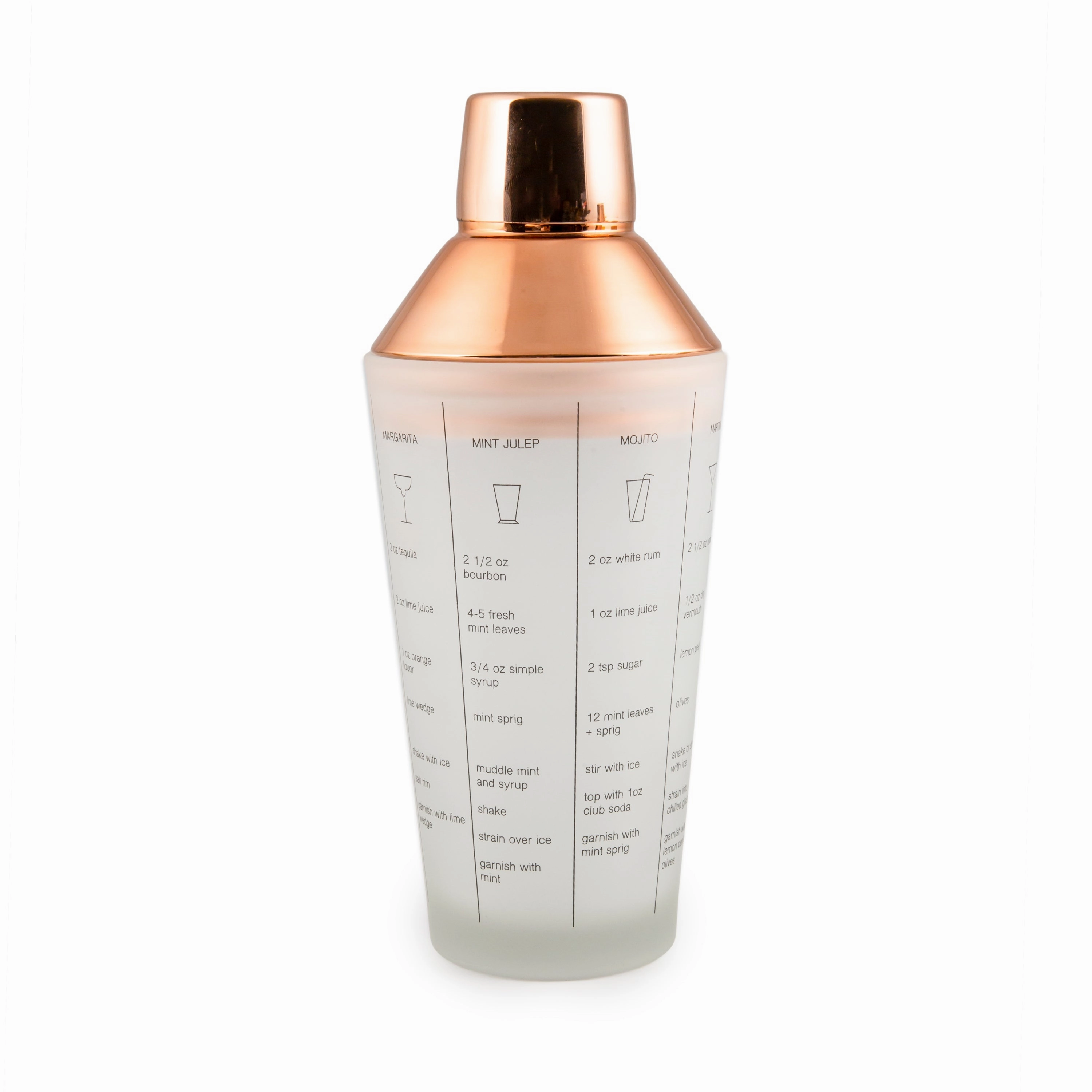 Copper Mixology Set 5 pc