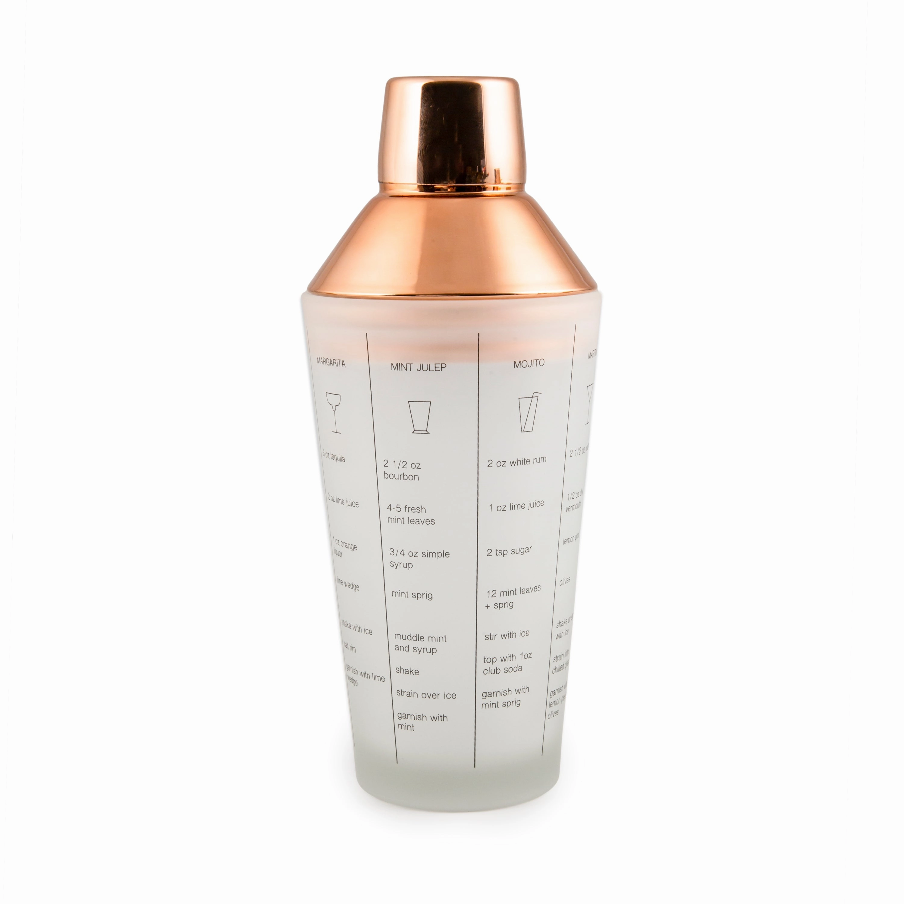 Copper Mixology Set 5 pc