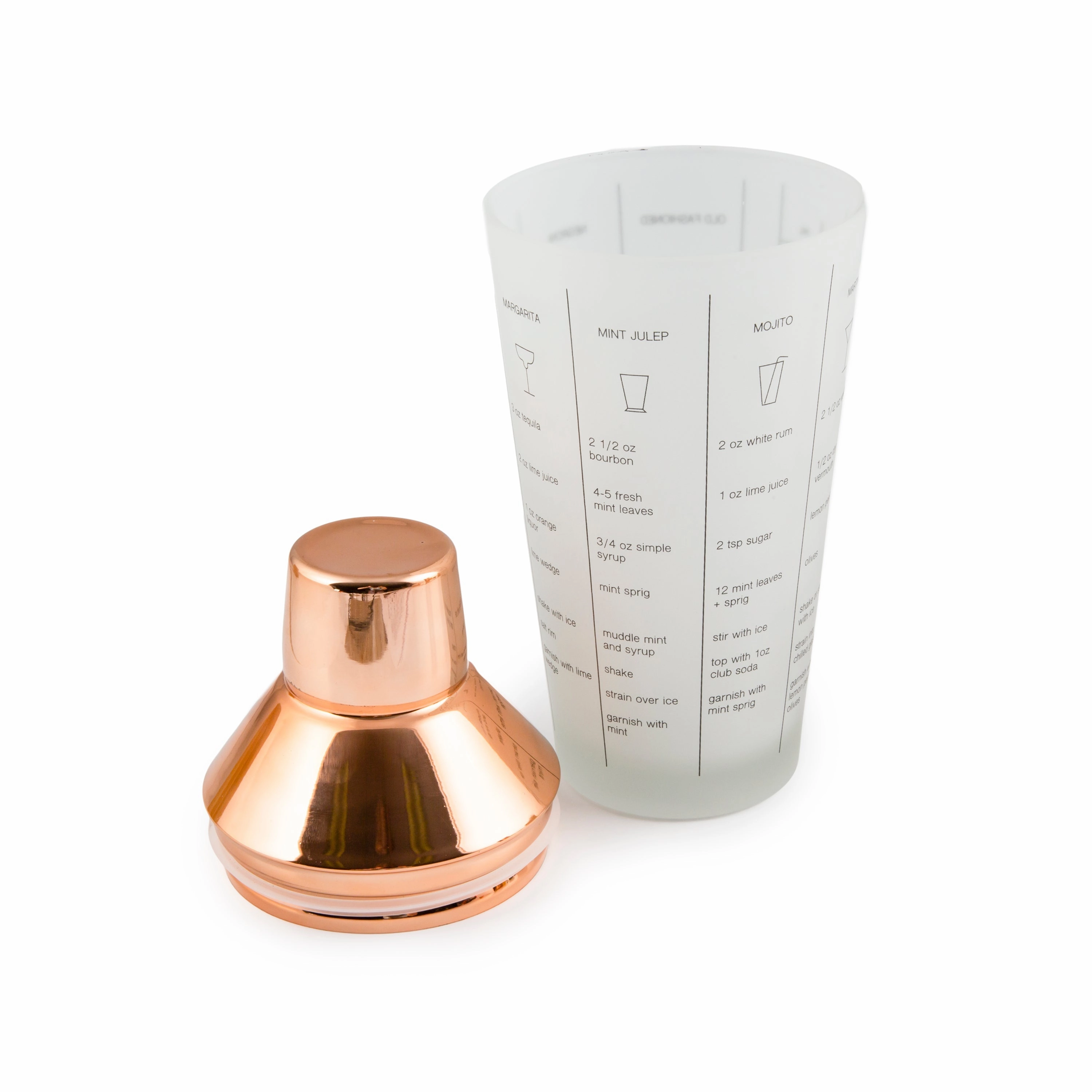 Copper Mixology Set 5 pc
