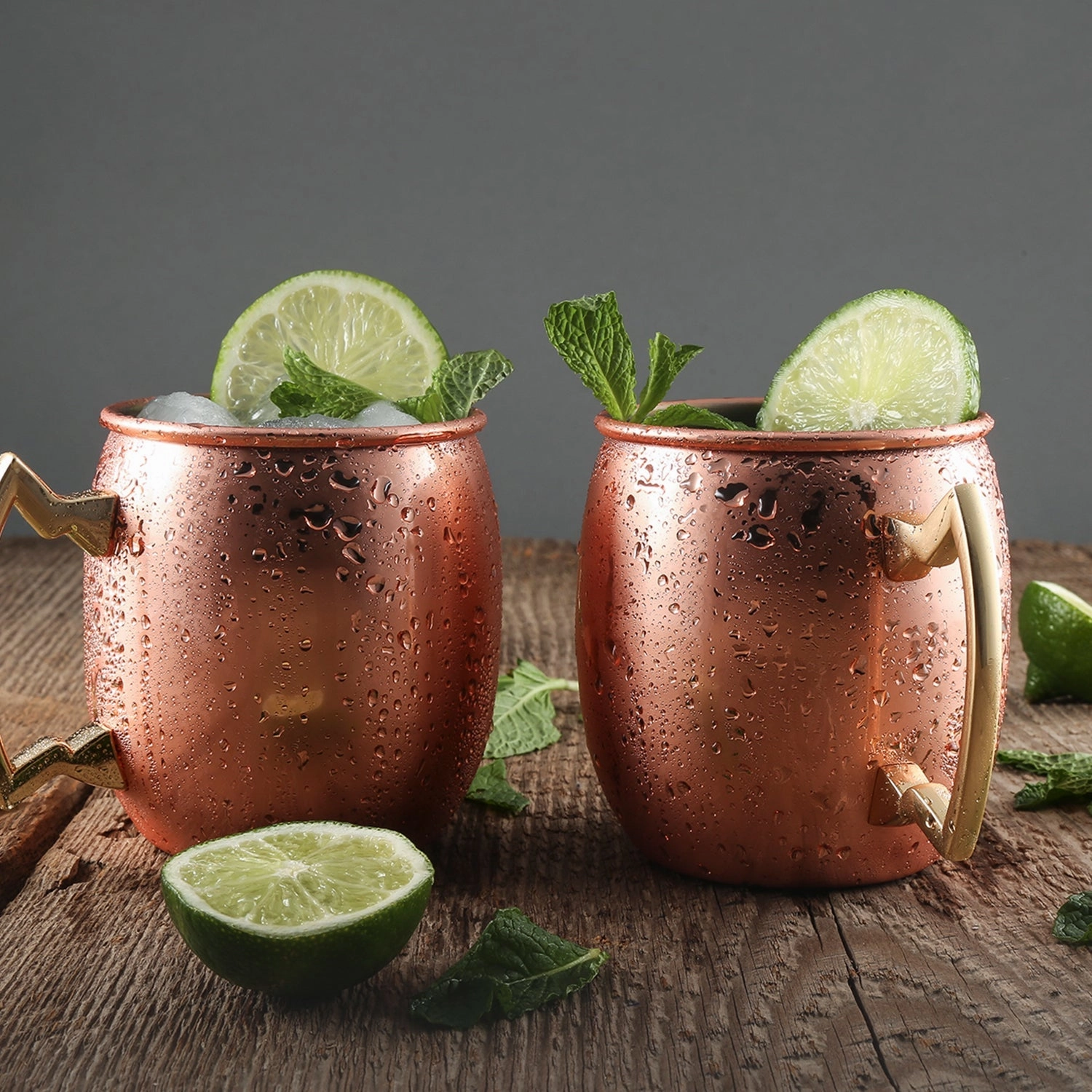 Copper Moscow Mule Mugs - Set Of 4
