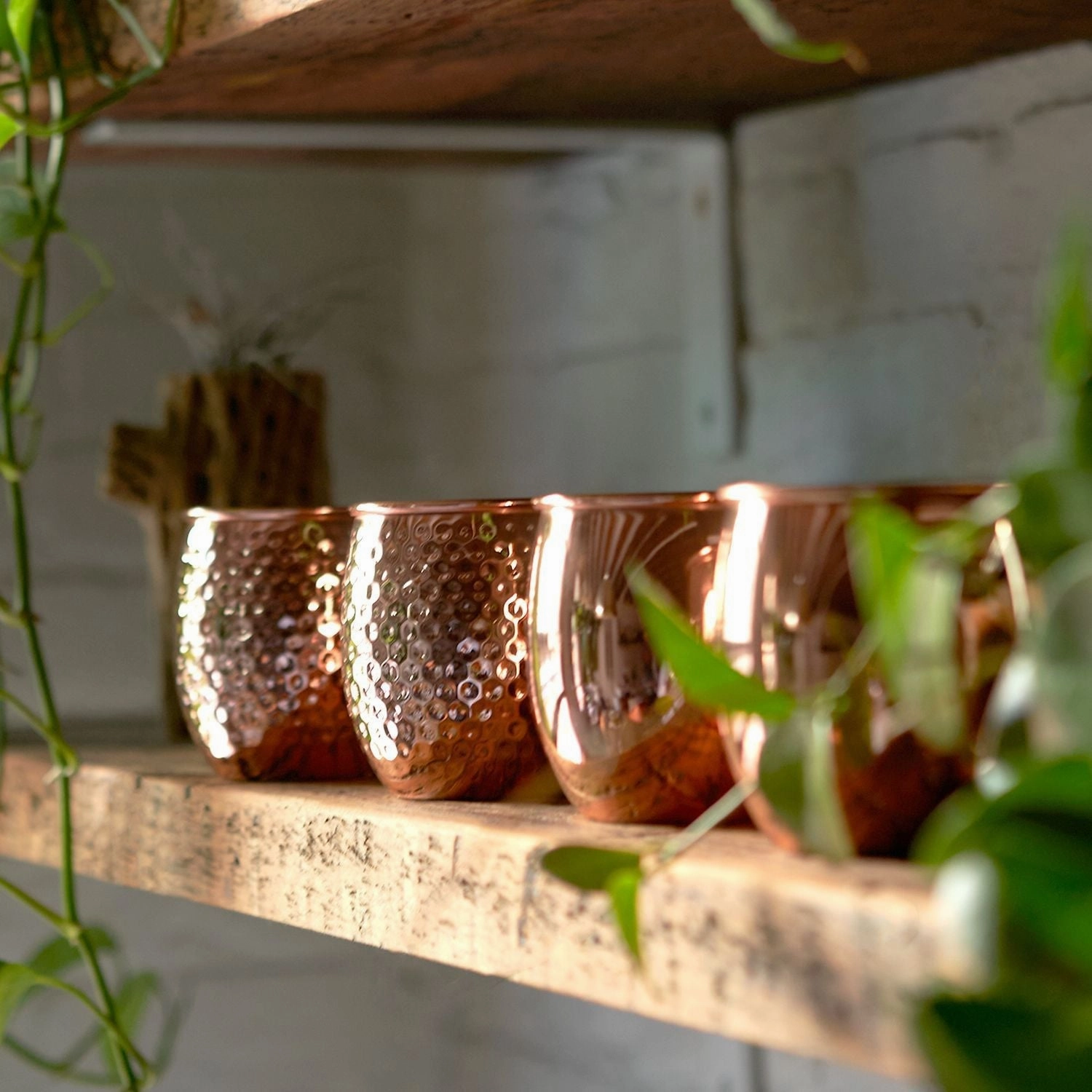 Copper Moscow Mule Mugs - Set Of 4