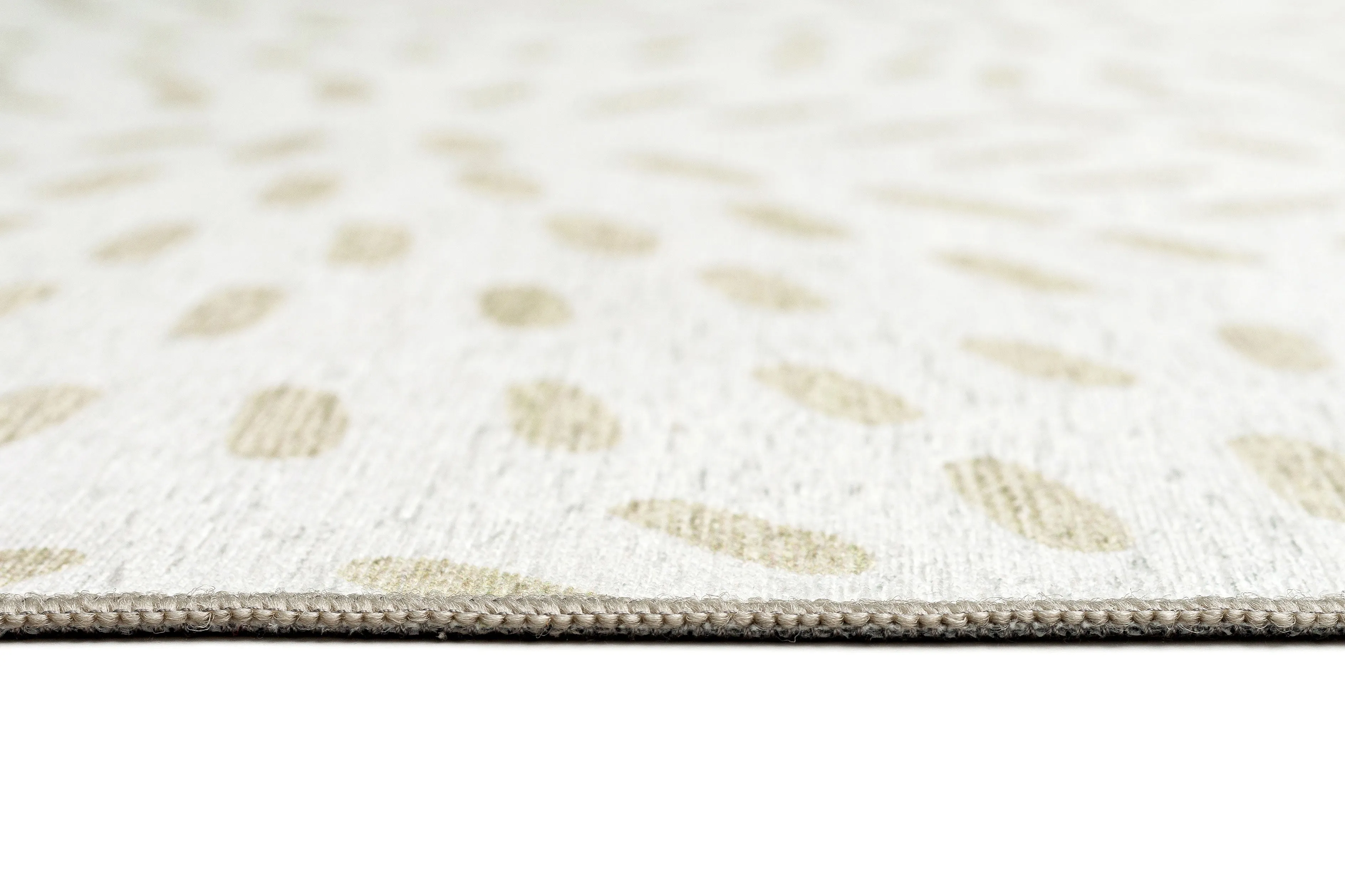 Coral Beige Cream Indoor Outdoor Washable Rug