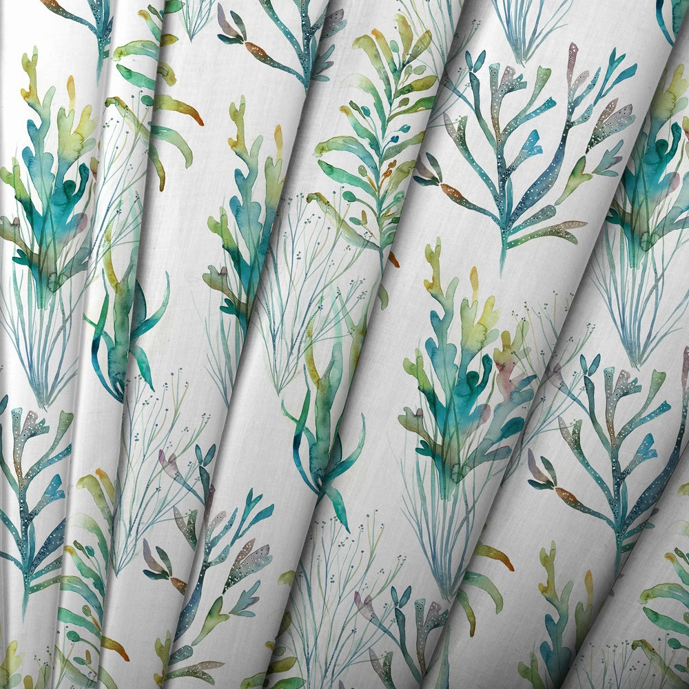 Coral Reef Printed Cotton Made to Measure Roman Blinds Kelpie