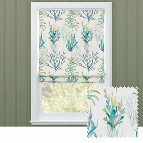 Coral Reef Printed Cotton Made to Measure Roman Blinds Kelpiehome decor ,wall decor 