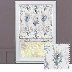 Coral Reef Printed Cotton Made to Measure Roman Blinds Slatehome decor ,wall decor 