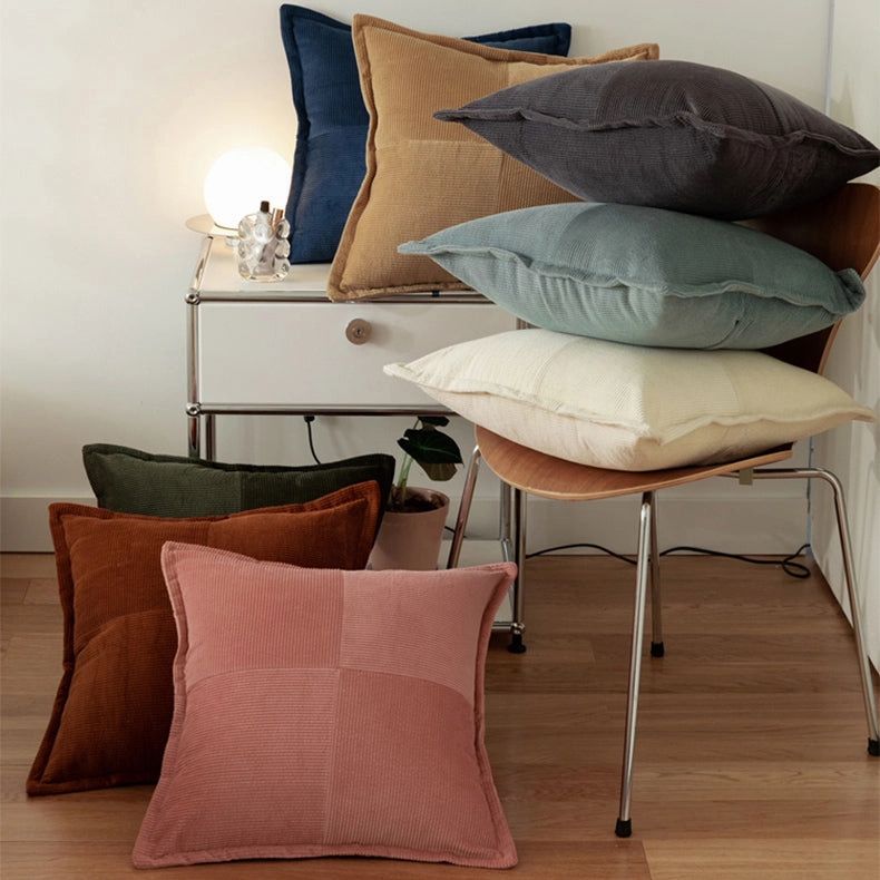 Corduroy Accent Throw Cushionhome decor ,wall decor 
