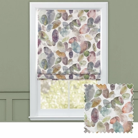 Correa Printed Cotton Made to Measure Roman Blinds Cloud/Creamhome decor ,wall decor 