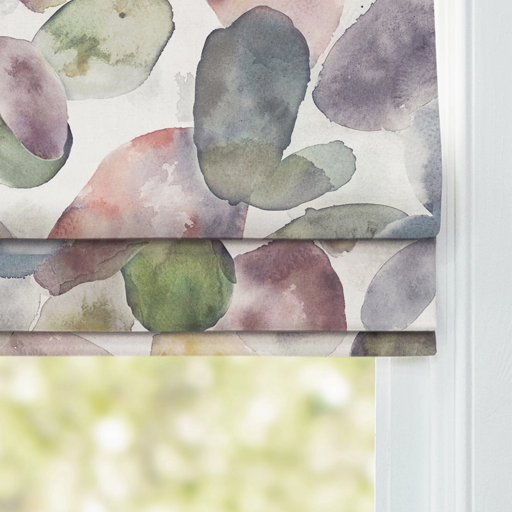 Correa Printed Cotton Made to Measure Roman Blinds Cloud/Cream