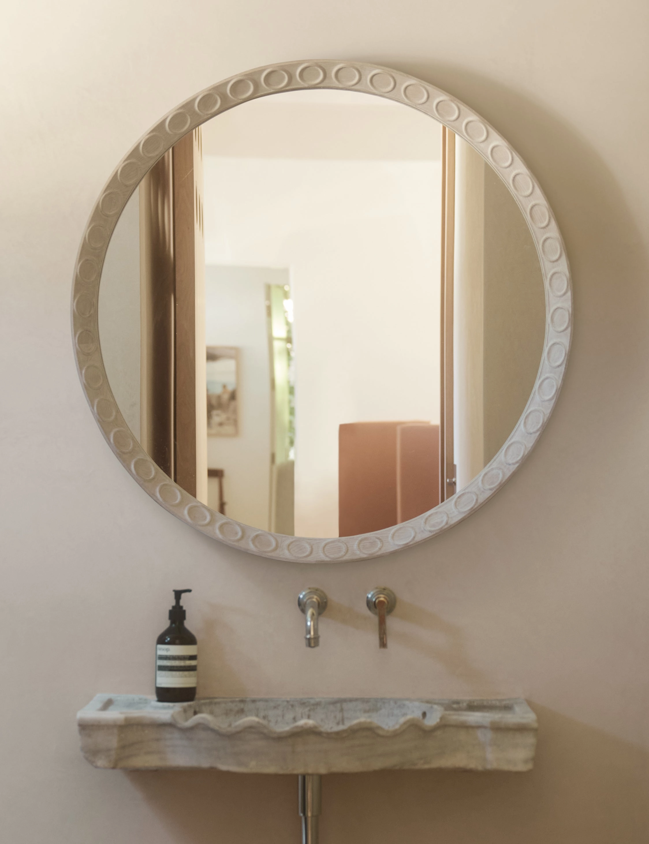 Correa Round Mirror