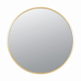 Cottage 428A01GO 30-Inch Round Mirror - Goldwall mounted decorative mirror,full length dressing mirror