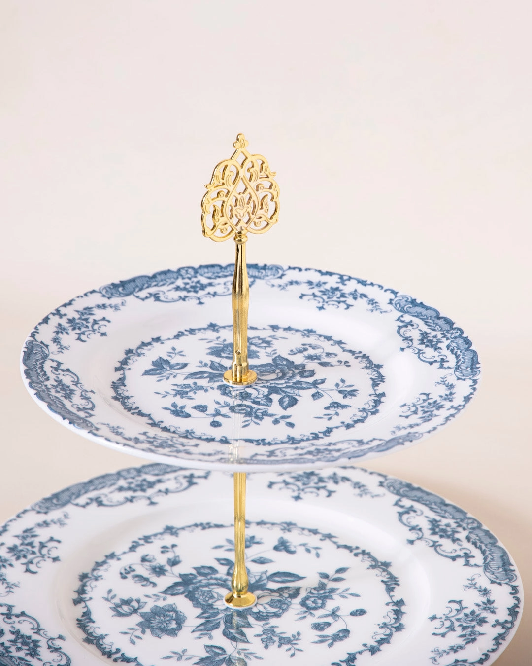 Cottage Rose 2-Tier Cake stand