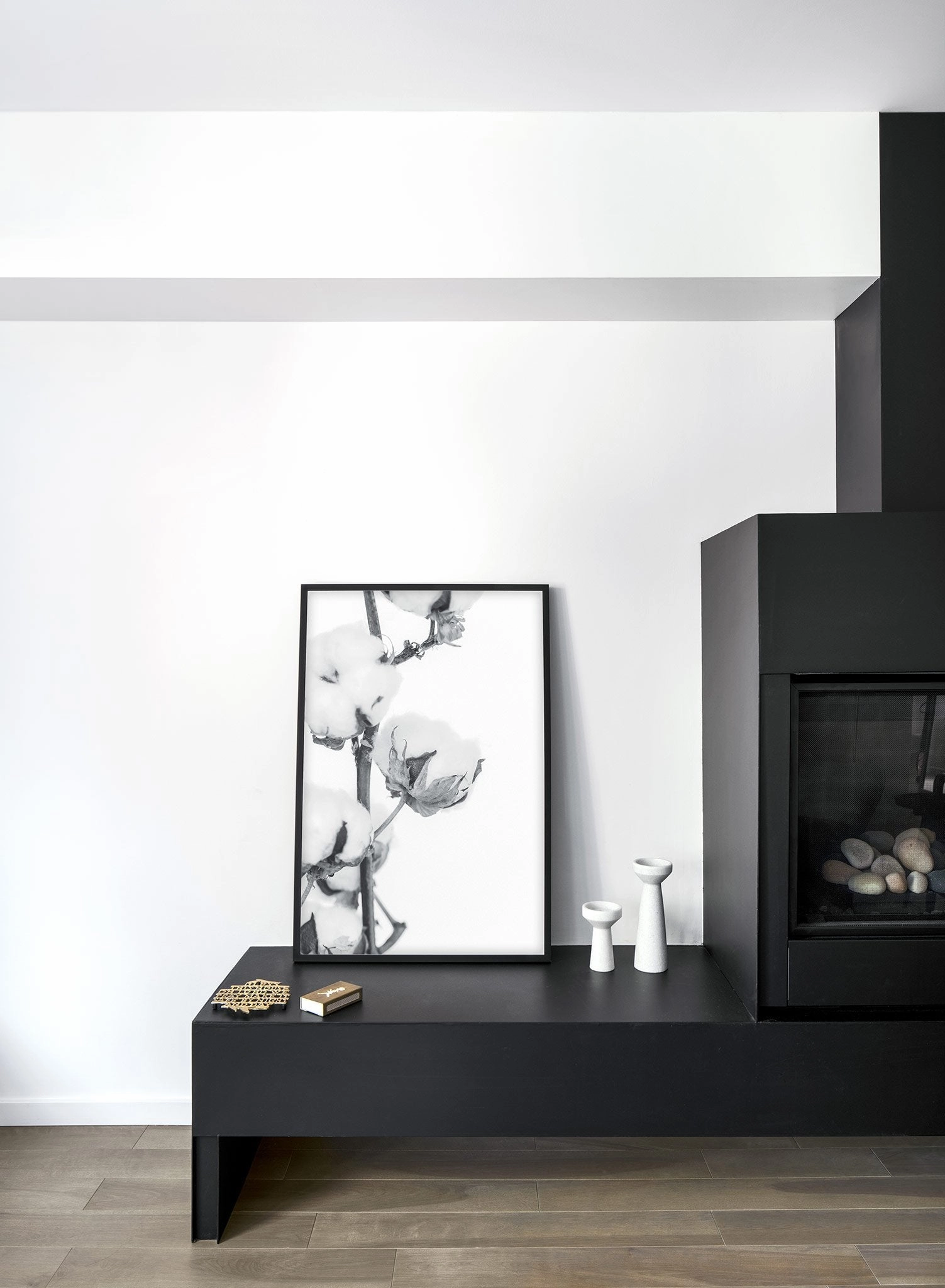 Cotton Clouds in Black and White, Poster