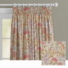 Country Hedgerow Linen Printed Made to Measure Curtains Autumnbedding sets ,throw blankets 