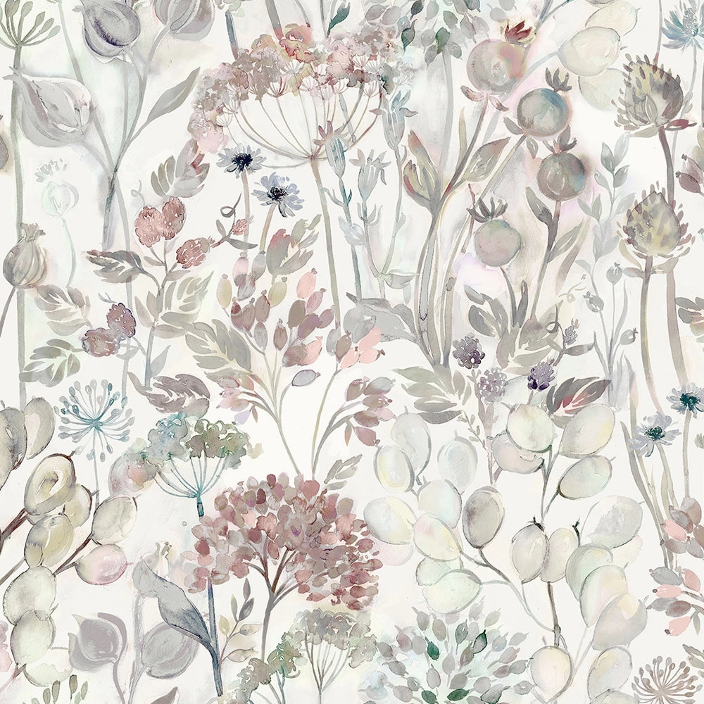 Country Hedgerow Linen Printed Made to Measure Curtains Dawn